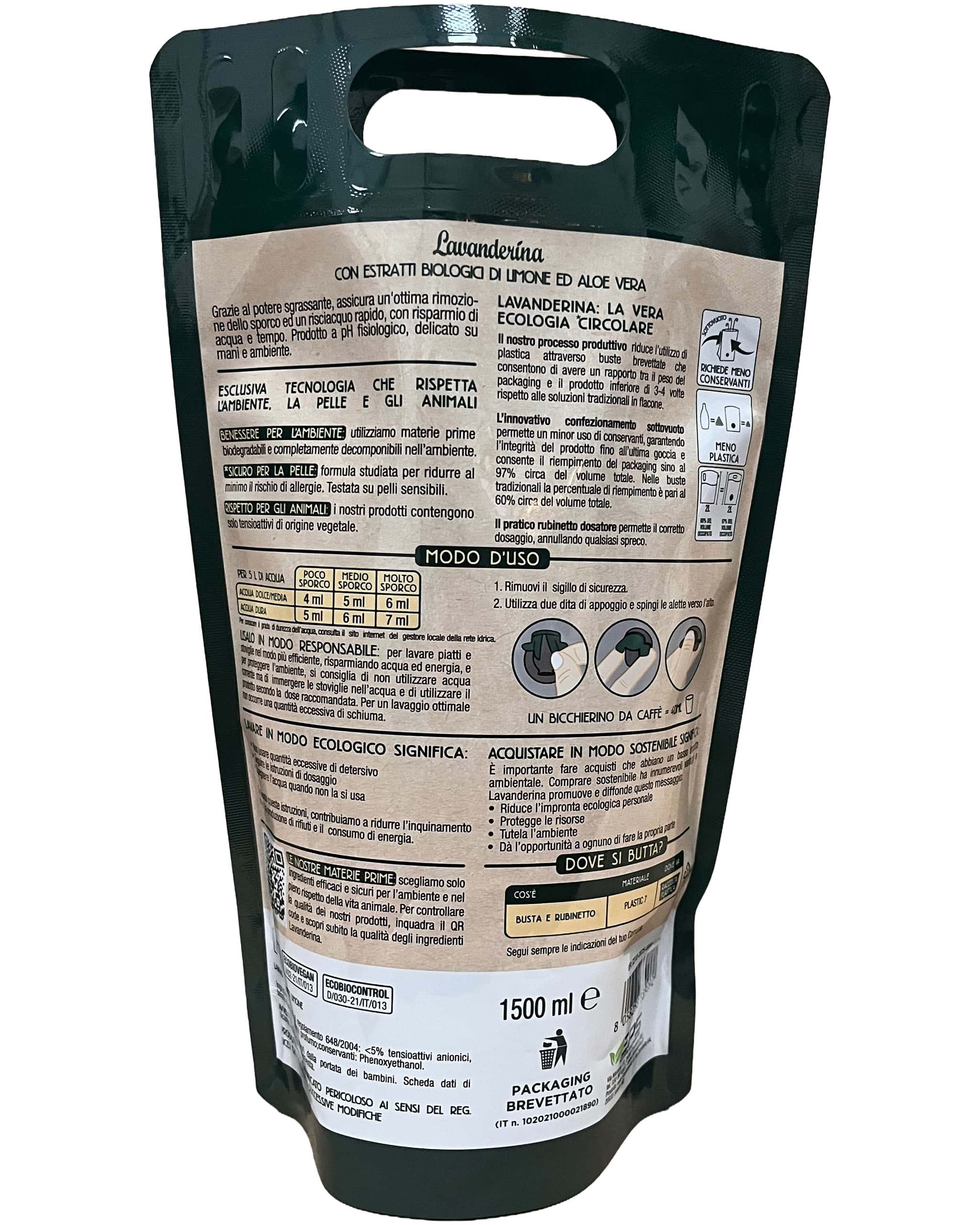 Piatti a Mano Limone 1500mL - immagine 2